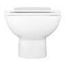 Унитаз подвесной Creo Ceramique Tours с сиденьем микролифт, белый (TO1100N+TO1001N)