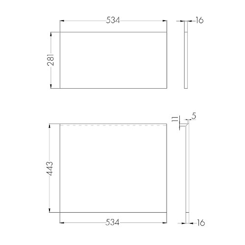 Фасад для тумбы Aquaton Лондри 60 Белый (1A274801LH010)