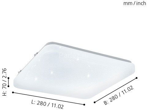 Потолочный светильник Eglo 97881