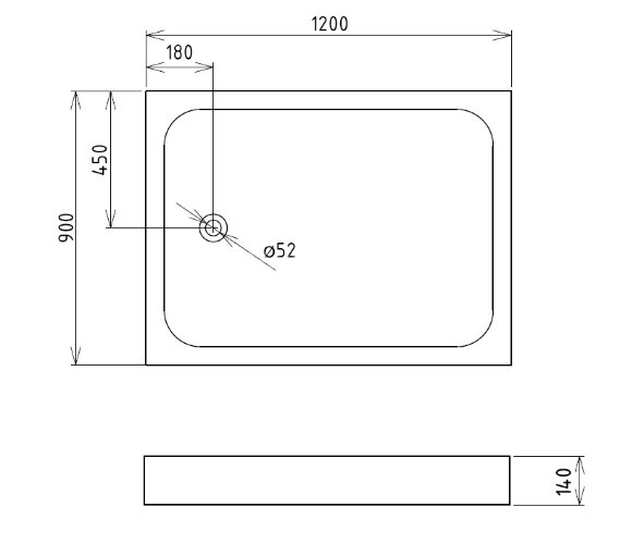 Душевой поддон Gemy ST12