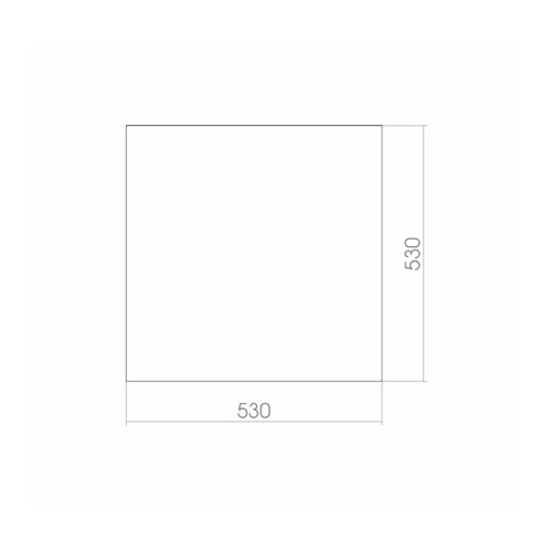 Зеркало LORANTO Квадрат 530х530, фацет