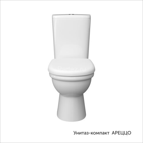 Унитаз-компакт КЕРАМИН Ареццо Дуал с сиденьем микролифт, белый (CS00076897)
