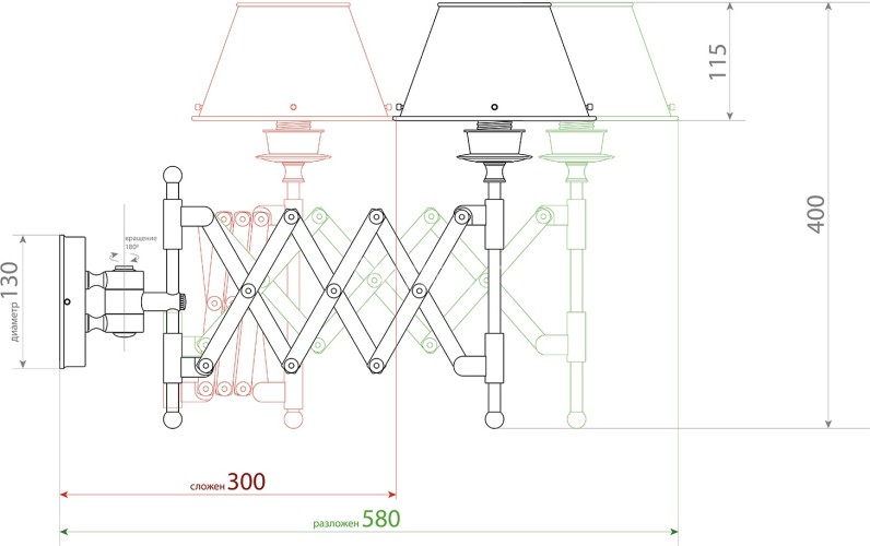 Бра Covali WL-57142