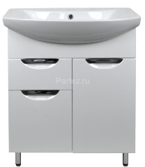 Комплект тумба напольная Стиль- 70/1 700х850х315 с раковиной Балтика 70 (CS00068935)