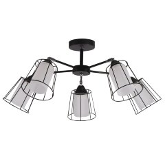 Потолочная люстра Imex MD.24380-5-S BK+CH