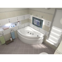 Ванна акриловая Azario Галант 150х90 пристенная, левая (ГАВ0001)