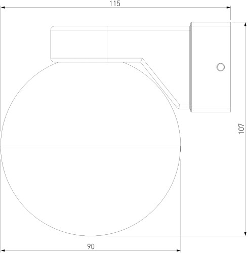 Настенный светильник Elektrostandard MRL 1028 черный
