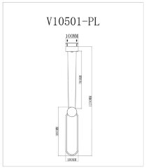 Подвесной светильник Moderli V10501-PL