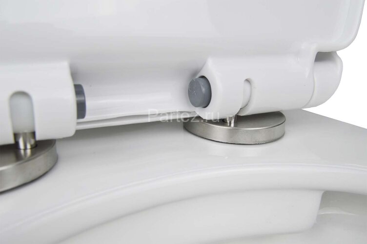 Унитаз подвесной Loranto Fredo 355х550х410 безободковый, с быстросъемным сиденьем микролифт (CS-WH80