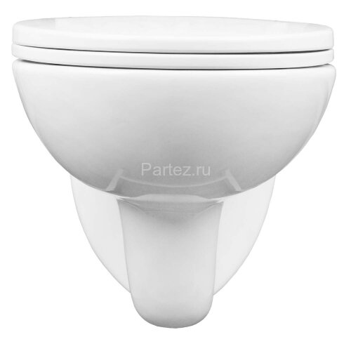 Унитаз подвесной Loranto Fredo 355х550х410 безободковый, с быстросъемным сиденьем микролифт (CS-WH80