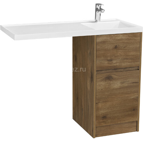 Тумба под раковину Aquaton Лондри 40 без фасада, дуб рустикальный (1A267001LHDR0)