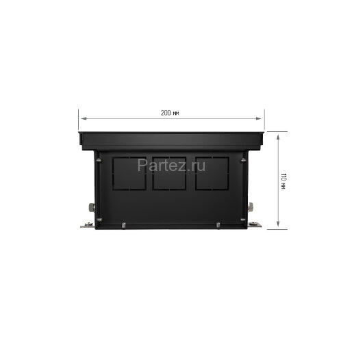 Конвектор внутрипольный Royal Thermo ATRIUM-110/200/2600-DG-U-NA