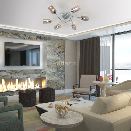 Потолочная люстра Eurosvet 30167/6 хром