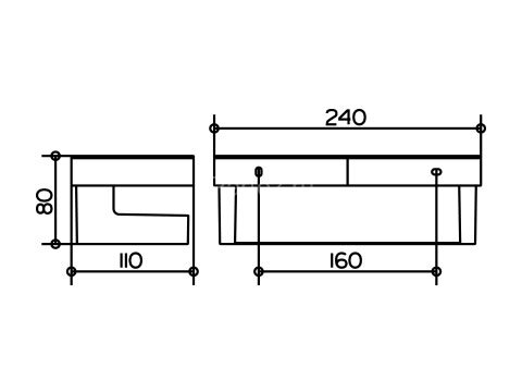 Полочка Keuco COLLECTION MOLL, Хром (12758010000)
