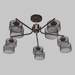 Потолочная люстра Imex MD.4252-5-S-BK+FGD
