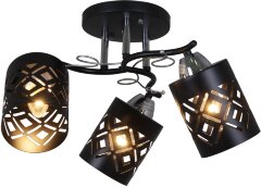 Потолочная люстра Reluce 08267-0.3-03 BK+CR