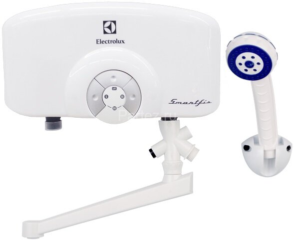Водонагреватель электрический Electrolux SMARTFIX 2.0 TS (5.5 kW) - кран+душ