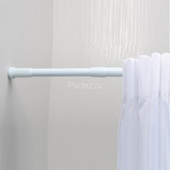 Карниз для ванной Fixsen раздвижной 140-260 см, алюминий, белый (FX-51-013)