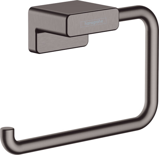 Держатель туалетной бумаги Hansgrohe AddStoris, шлифованный черный хром (41771340)