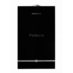 Котел газовый MIZUDO MAESTRO GEM M24Т настенный, 2 конт., OPT, стеклянная сенсорная панель, черная