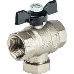 Кран шаровой с фильтром 3/4" Stout