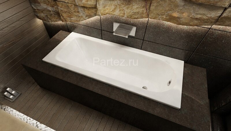 Ванна стальная Kaldewei Saniform Plus 170×73 170х73х41, Mod.371-1, alpine white, без ножек