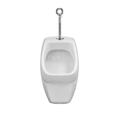 Писсуар Santek Гала с нажимным краном, креплением и горизонтальным сифоном (1WH501804)