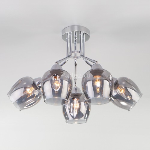 Потолочная люстра Eurosvet 30164/5 хром