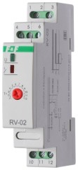 Реле времени RV-02 16А 1..120с 230В 1 перекл. IP20 задержка выключ. монтаж на DIN-рейке F&amp;F EA02.001