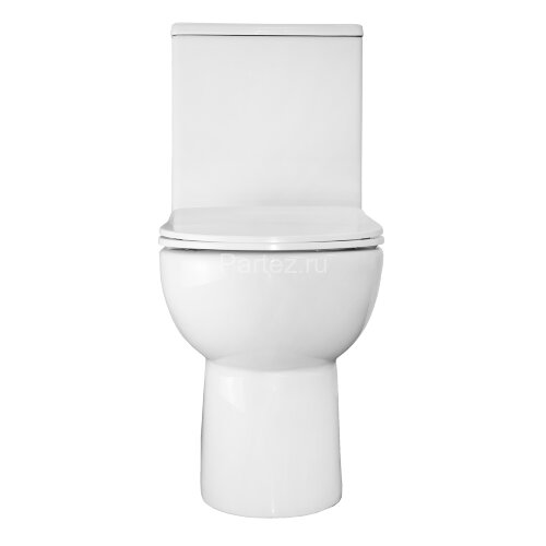 Унитаз-компакт напольный AZARIO Ambra 645x370x815 безободковый, в комплекте с арматурой Geberit и си