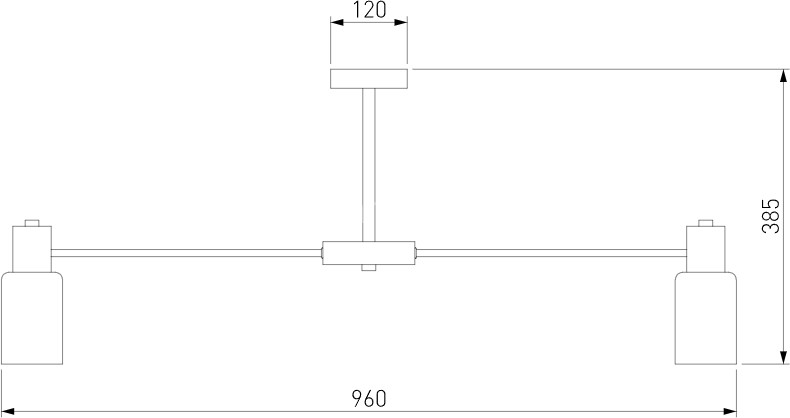 Потолочная люстра Eurosvet 70160/12 хром