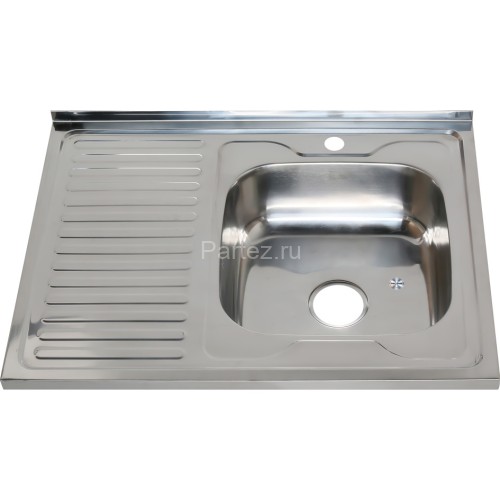 Мойка 8060 R MELANA 0,6/160 накладная прямоугольная с сифоном (016 t R *10)