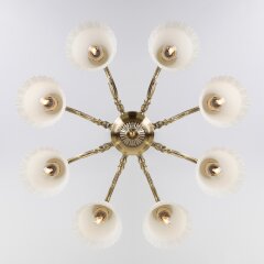 Потолочная люстра Eurosvet 60107/8 античная бронза