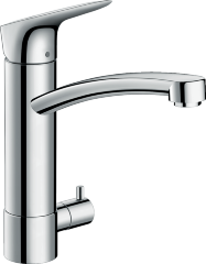 71834000 Logis 220 Кухонный смеситель, однорычажный, с запорным вентилем