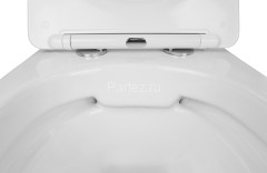 Унитаз подвесной Azario Grado 370х490х360 безободковый, с быстросъемным сидением микролифт (AZ-0046)