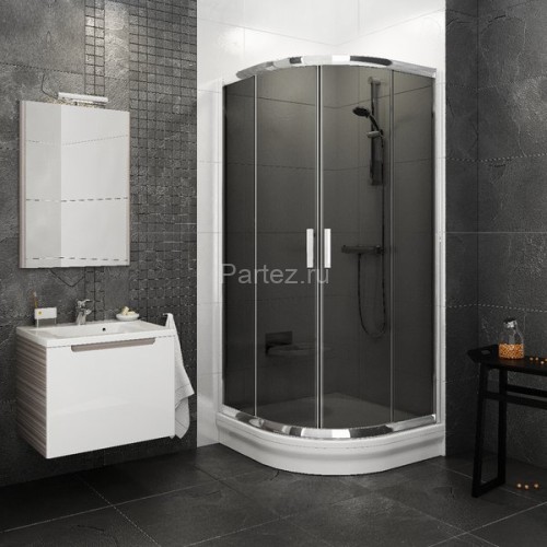 Душевой уголок Ravak Blix BLCP4-90, профиль хром, стекло прозрачное