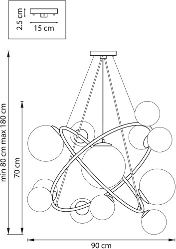 Подвесная люстра Lightstar 815410