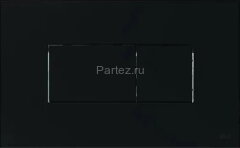 Кнопка смыва OLI KARISMA пневм. двойная , пластик, soft-touch, черная (CG27000011631)