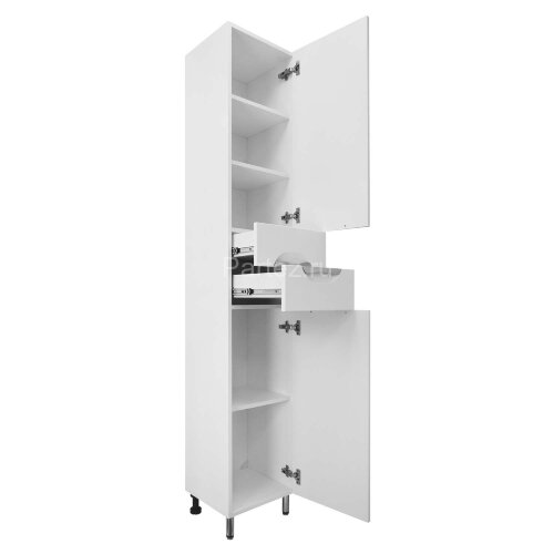 Пенал Loranto Стиль 35 правосторонний, 350х1970х330, белый (CS00024678)