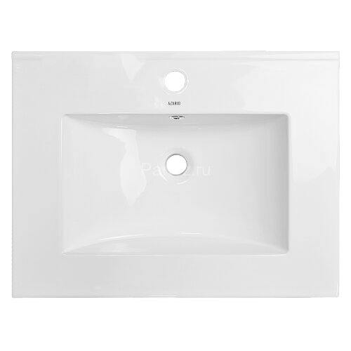 Комплект тумба Loranto Florena 60 600х470х810 напольная, с раковиной Azario Leon, светлый бетон (CS0