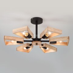 Потолочная люстра Eurosvet 70056/6 черный