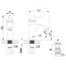 Смеситель Lemark Brava LM4706G для раковины