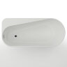 Ванна акриловая AZARIO FANO 1700х800х600 пристенная, в комплекте с сифоном и металлической рамой, ле