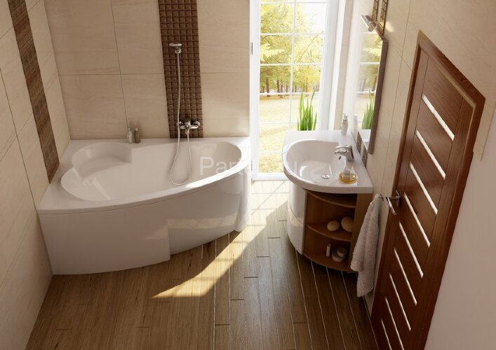 Ванна акриловая Ravak ASYMMETRIC 150X100 левая белая