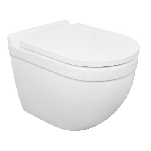 Унитаз подвесной Azario Fora 520х360х410 безободковый, с быстросъемным сиденьем микролифт (AZ-0017 E