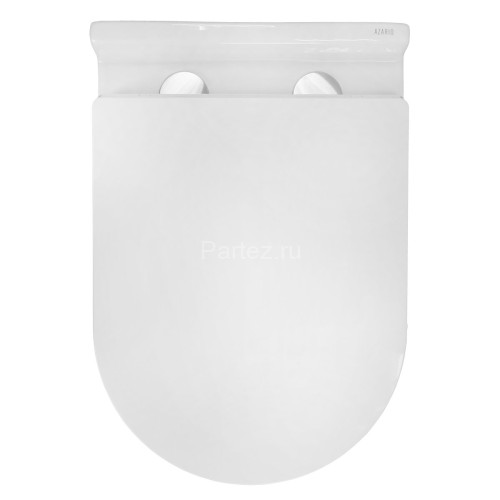Унитаз подвесной Azario Fora 520х360х410 безободковый, с быстросъемным сиденьем микролифт (AZ-0017 E