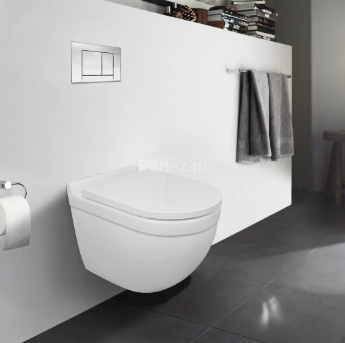 Унитаз подвесной Azario Fora 520х360х410 безободковый, с быстросъемным сиденьем микролифт (AZ-0017 E