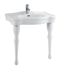 Раковина на двух фигурных ножках Creo Ceramique ORLEANS 810х550х855, белая