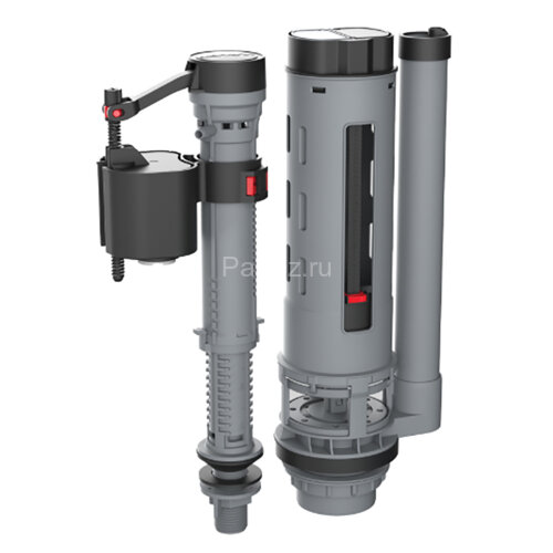 Унитаз-компакт Azario Fretta new 370х615х790 напольный, безободковый в комплекте с бачком и сиденьем