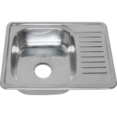 Мойка 5848 U MELANA 0,8/180 врезная прямоугольная с сифоном (089 ta *12)